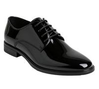 Abito Formale in Vernice Derby per Ragazzi, Scarpe Nere, Scarpe da Ballo con Lacci misurare 35