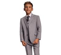 Abito Formale Slim Fit Cavani per Ragazzi, Abito da Paggetto per Matrimonio, Ballo di fine Anno, Comunione, età 1-15 Anni