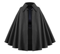 Abito gotico, taglie forti, 4XL, per Halloween, cosplay, corto, gotico, performance, larp, coniglietto, senpai cosplay, body intero (grigio, taglia unica)