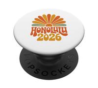 Abito Honolulu 2026 Honolulu 2026 PopSockets PopGrip Adesivo