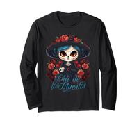 Abito La Catrina Costume Elegante per Il Giorno dei Morti La Maglia a Manica