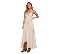 Abito lungo con spacco Boho Vicolo - M