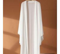 Abito lungo da donna con maniche lunghe aperte, stile bohémien, mantella, copriabito, tessuto leggero e non elastico adatto per l estate, spiaggia, costumi da bagno, abbigliamento parasole, stile bohé