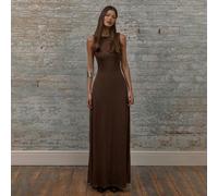 Abito lungo da donna con scollo tondo e maniche a giro, abiti estivi eleganti, carini e sexy per laurea, vacanza, matrimonio, ospite di matrimonio, spiaggia, festa, chiesa, uscita serale, autunno, est