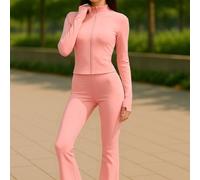 Abito lungo e dritto a maglia elasticizzata con collo alto e maniche lunghe, senza vita, stile minimalista, casual e adatto all'uso quotidiano, per l'autunno M/L,S/MColore unico,A strisceTessuto in ma