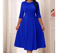 Abito lungo elegante a maniche lunghe in maglia viola, taglia comoda, adatto per l'estate e l'inverno, abito da ballo da mascherata, abito bianco a maniche lunghe, abbigliamento per San Valentino 0XL,