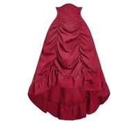 Abito Lungo Nero con Spacco Invitata con Online Rito Classico Spalline Un Bordeaux Cobalto Rouches Particolare Brillantini Ma 7 Elegantissimi Soprabito Dress Bohémien Protagonisti