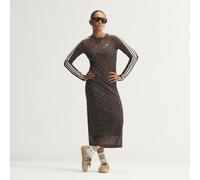 ABITO MAXI CON STAMPA A SERPENTE Earth Strata / Aurora Coffee XL