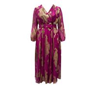 Abito Maxi Diadema Rosa Marina Rinaldi Donna Taglia 12W/21 NWT