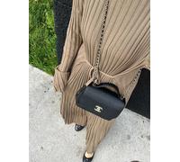 Abito Maxi In Maglia Con Lacci A Vita Alta Moda Patchwork Per Donne HOT