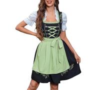 Abito medievale blu elegante cosplay da donna, costume gotico olita con corsetto bustier gonna svasata Ouma Kokichi Cosplay costume uniforme scuola bianca, verde, L