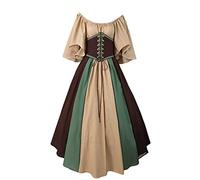 Abito Medievale Da Donna Rinascimentale Elegante Costumi Di Halloween Gotico Da Palazzo Vittoriano Vestito Da Steampunk Maniche Corte Cosplay Abito Da Sera Lungo Curvy Taglie Forti Abiti Da Ballo