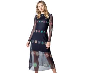 Abito midi Desigual Kingston da donna con strato di tulle XS