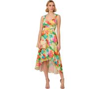 Abito Midi Floreale Alta-Bassa Da Donna Adrianna Papell