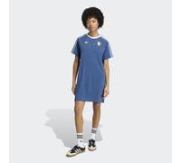 Adidas Italy Originals Short Sleeve Dress Blu S Donna