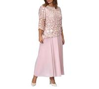 Abito per Madre della Sposa Con Giacca Abbigliamento Da Sposa Due Pezzi Donne Abiti Da Sera Bellissimo Matrimonio Abiti Della Madre Della Sposa Abito Da Sposa Abito Da Donna Abiti, O rosso., L