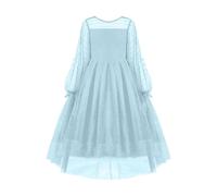 Abito per ragazza Abito a maniche lunghe Abito autunnale in maglia una linea abiti da sera casual con tasche Abiti per bambini