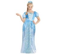 COSTUME BAMBINA ''PRINCIPESSA DELLE NEVI'' TAGLIA 2/3 ANNI