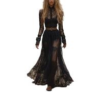 Abito retrò con scollo a V e maniche corte per le donne vintage western country abiti bohemian chic abito da festa spiaggia di grandi dimensioni gotico gonna da degrado occidentale costume da cowgirl