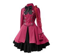 Abito retrò medievale da donna rinascimentale, abito da donna stile retrò lungo principessa Cosplay costume medievale elegante abito da ballo storico per costume