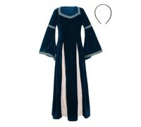 Abito Rinascimentale Morbido Vestito Rinascimentale, Storico, Abito con Maniche a Campana, per Spettacoli Teatrali, Bambine
