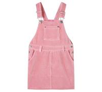 vidaXL Abito Scamiciato da Bambina Velluto a Coste Rosa Chiaro 104