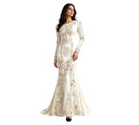 Abito Scheletro Donna Costume Gotico Con Stampa Floreale E Scheletro In 3D | Abito di Halloween in Velluto a Maniche Lunghe Per Cosplay Carnevale Teatro Festa Spettacolo Mascherata
