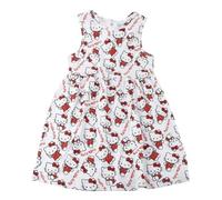 Abito Singolo Pullover da Bambina Hello Kitty per Uso Quotidiano - Abito Singolo Pullover da Bambina con Design Divertente e Facile da Abbinare, Bianco, 8 Anni