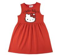 Abito Singolo Pullover da Bambina Hello Kitty per Uso Quotidiano - Abito Singolo Pullover da Bambina con Design Divertente e Facile da Abbinare, Rosso, 8 Anni