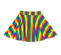 Abito Skater Off Shoulder Per Ragazze Con Top Corto A Righe 7-13 Anni