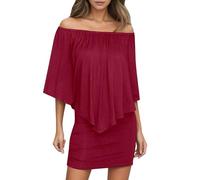 Abito Sposa Corto 2026 Forti Diciottesimo Mamma Mezza Secondo Sbuffo Anziana Azzurro Barca Argento Gonnellone Inguinale 40 Scollato Allattamento Soprabito Steccato Stupendi Ballare