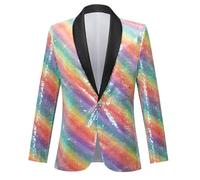 Abito su Misura da Uomo in Poliestere Che Mantiene La Forma for Importanti Eventi Aziendali E Colloqui(2XL)