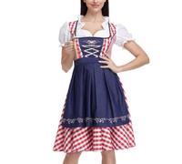 Abito tedesco, abito Oktoberfest Costume da donna Dirndl scozzese bavarese,
