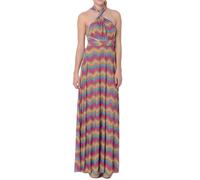 Abito Trasformatore Viola A Mosaico Da Donna VON VONNI Taglia Unica VVL101 $120