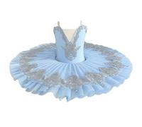 Abito Tutu da Balletto Professionale Blue Bird Viola | Costume Classico Da Ballerina Con Bordo A Balze Per Ragazze, Donne E Spettacoli Sul Palco