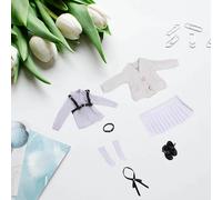 Abito uniforme da scolaretta in scala 1:12 per action figure da donna da 6