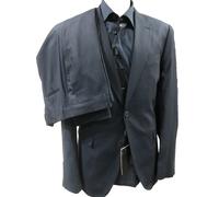 ABITO UOMO CHICCO PIED POULE BLU SLIM FIT D7 46 48 50 52 54 56 58 60 PRIMAVERILE