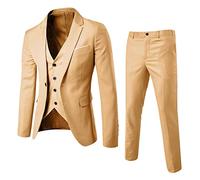 Abito Uomo Completo - Slim Fit Morbido e Confortevole Elasticizzata per Il Tempo Libero vestibilità Sartoriale per Matrimoni e Affari