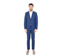 Abito Uomo Elegante Slim Fit Vestito Sartoriale Smoking Cerimonia Monopetto
