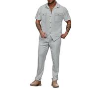 Abito Uomo Estivo Sposo Abito Blu Abito Sposo Verde Abito Padre Sposa 2025 Completo Elegante Lino Uomo Vestiti da Cerimonia con Pantaloni Taglie Forti Abito Sposo Tight Completi da Uomo in Lino