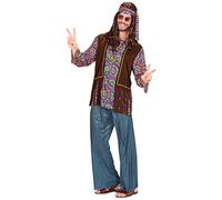 abito uomo hippie psichedelico taglia L