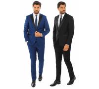 Abito Uomo Smoking Elegante Vestito Completo Estivo Cerimonia Sartoriale Slim