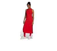 Adidas Essentials 3 Stripes Racerback Sleeveless Long Dress Rosso S Donna