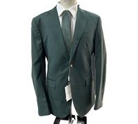 ABITO VESTITO UOMO MADE IN ITALY VERDE SCURO SLIM FIT 44 46 48 50 52 54 56 58 d7