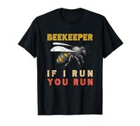 Abito Vintage da Apicoltura da Uomo If I Run You Run Maglietta