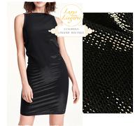 Abito WILMA Di Wolford S Piccolo Nero In Garn Metallic Lucido Brillante