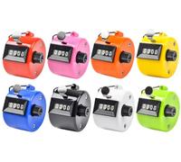 Abiyou 8 PCS Contatore Manuale Meccanico,Mano Contatori di Conteggio,Colori Manual Contatore,Contatore Manuale a Colori,4 Cifre Contatore Meccanico Clicker,per Sport,Competizioni,Scuole,Golf,Coaching