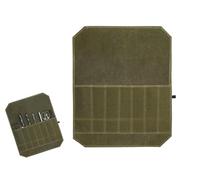 Abiyou Borsa Portacoltelli da Cuoco, Porta Coltelli Portatile, Rotolo di Coltelli con 7 Scomparti per Attrezzi, Borsa per Coltelli, per Campeggio Pesca Caccia, Coltelli da Cucina (Verde)
