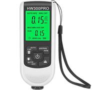 Abizarch Misuratore di spessore della vernice con sonda Fe/NFe, misuratore di spessore professionale multifunzionale per auto, test preciso HW-300PRO per rilevamento automatico dell'auto (bianco)