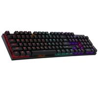 ABKO K640 Axis Exchange Rainbow LED Gaming Tastiera Meccanica Nero Blu Click